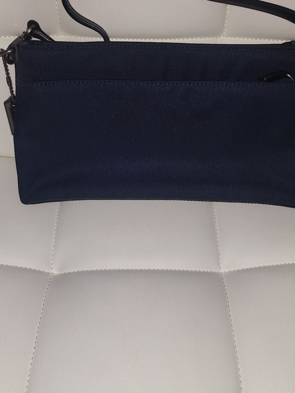 Coach Navy and Black Wristlet Pouch - Picture 2 of 12